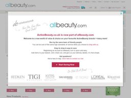 ActiveBeauty.co.uk screenshot