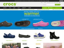 Crocs UK screenshot