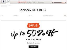 Banana Republic UK screenshot
