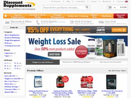 Discount supplements screenshot